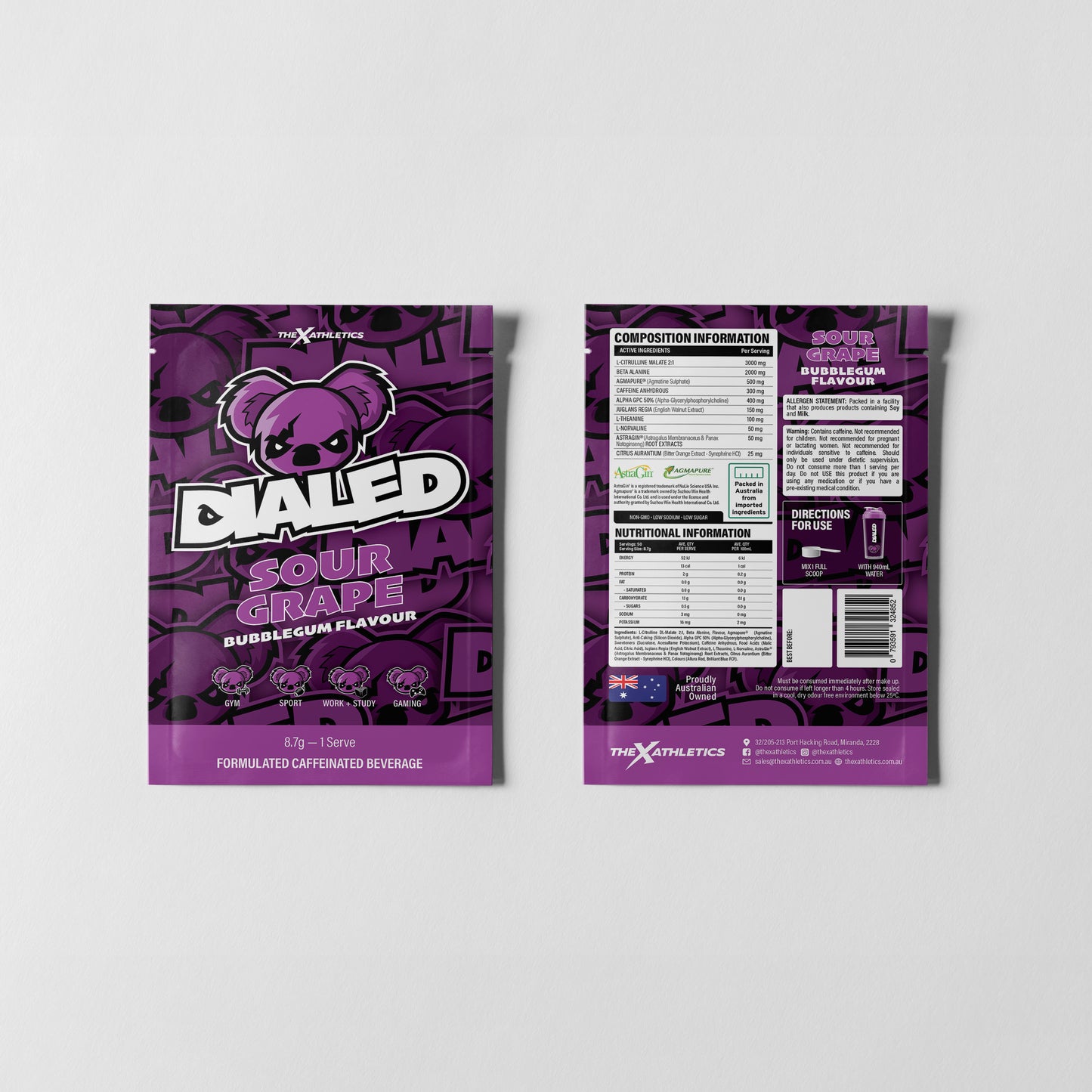 Dialed Single Serve Sachet