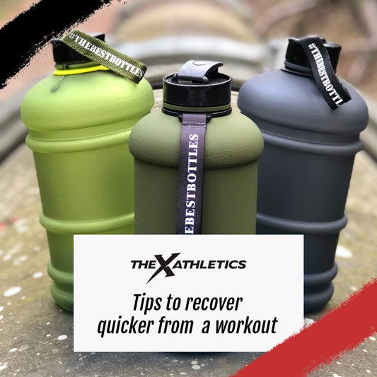 Tips to recover quicker from a workout