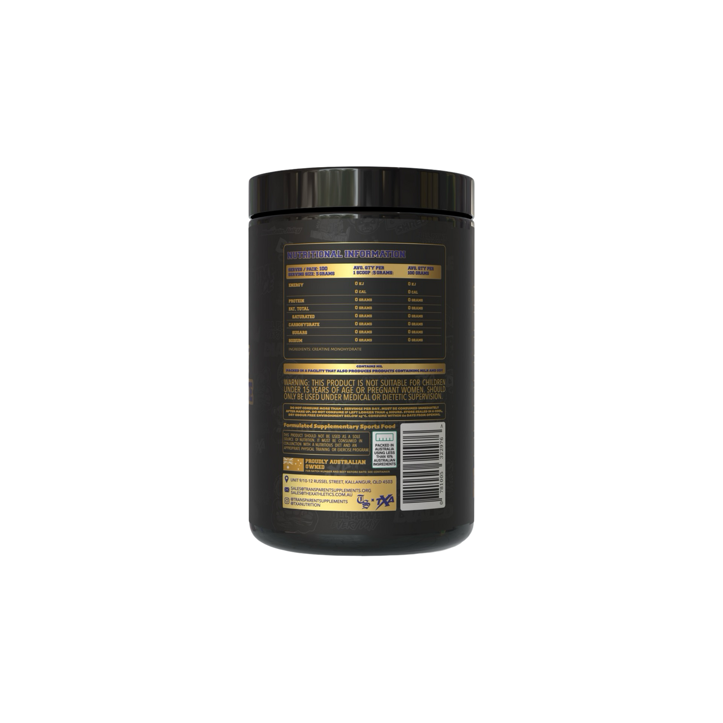 Creatine Monohydrate - 500g unflavoured