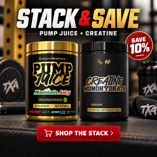 Stack & Save | Creatine + Pump Juice | Strength & Pump Stack