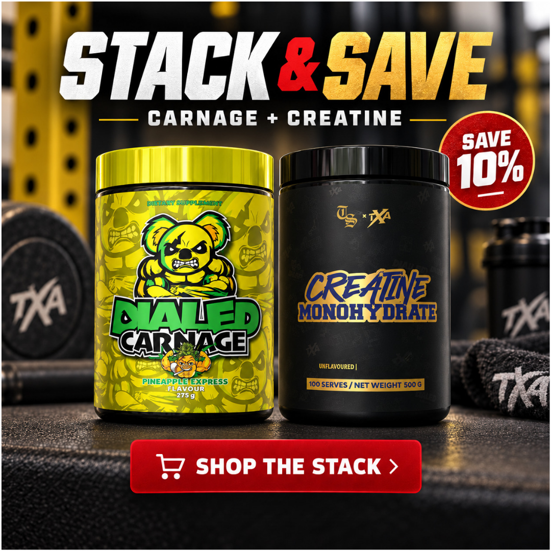 Stack & Save | Creatine + Dialed Carnage | High-Stim Strength Stack