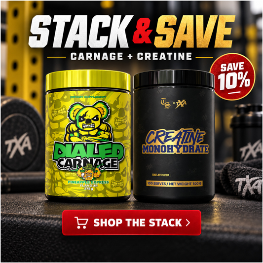 Stack & Save | Creatine + Dialed Carnage | High-Stim Strength Stack