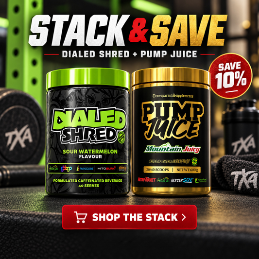 Stack & Save | Dialed Shred + Pump Juice | Shred Stack